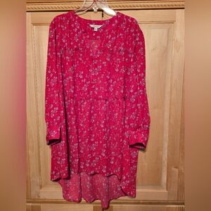 Pioneer Woman 2xl red and blue tunic